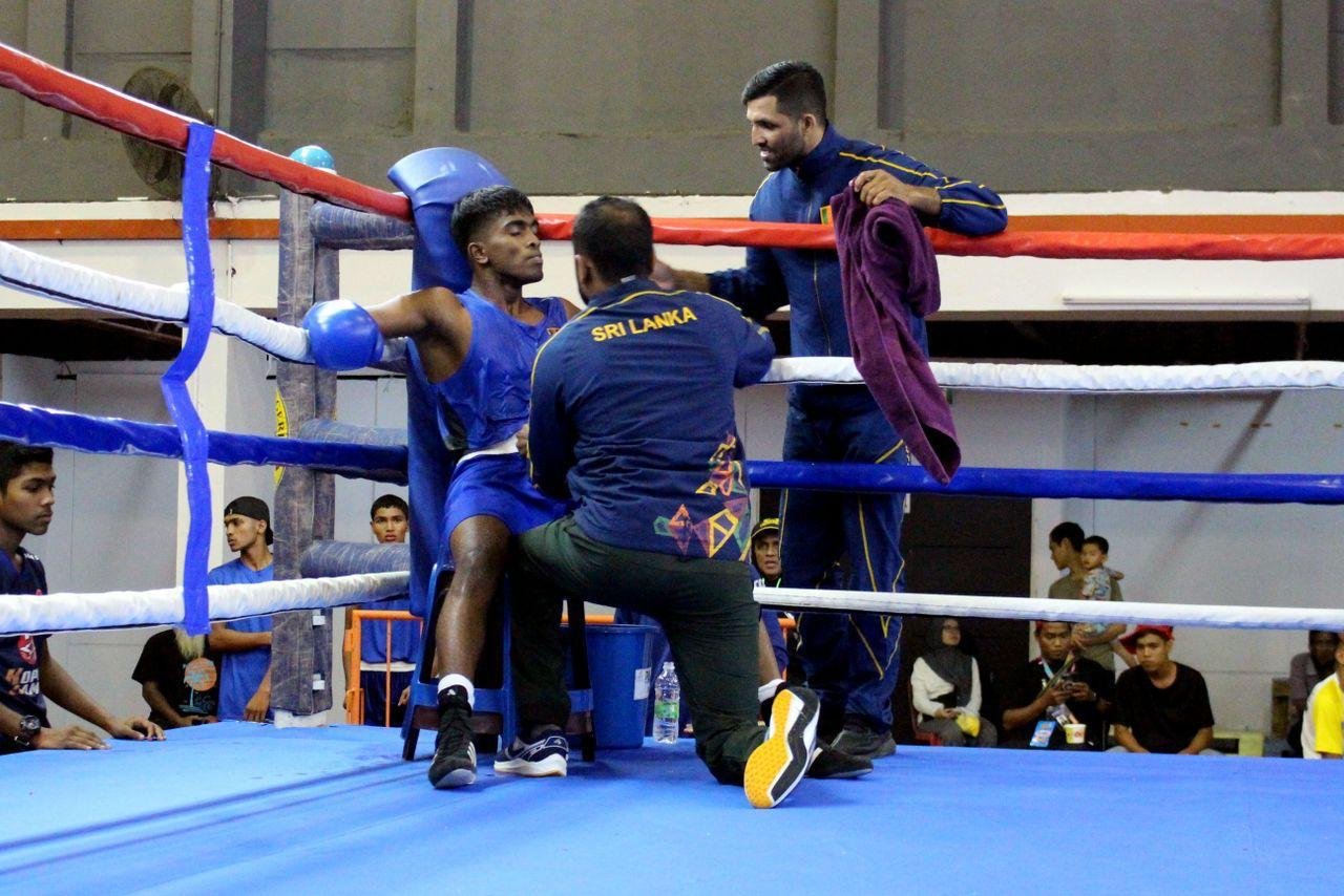 Coach Asanka at work
